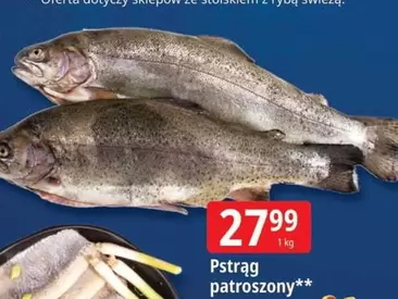Pstrąg patroszony