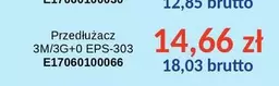 Przedłużacz 3M/3G+0 EPS-303 E17060100066