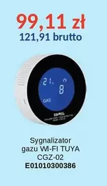 Gas - Sygnalizator gazu WI-FI TUYA CGZ-02 E01010300386