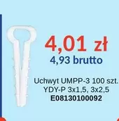 Uchwyt UMPP-3 100 szt. YDY-P 3x1,5, 3x2,5 E08130100092