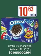 Uno - Ciastka Sandwich z kartami UNO 257,6 g