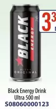 Black - Energy Drink Ultra 500 ml