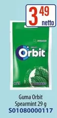 Guma Orbit Spearmint 29 g
