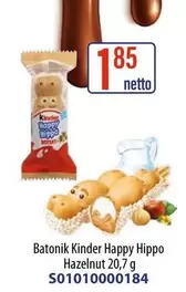 Batonik Kinder Happy Hippo