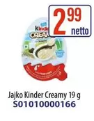 Jajko Kinder Creamy 19 g