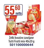 Mix - Żelki kwaśne zawijane Tutti Frutti mix