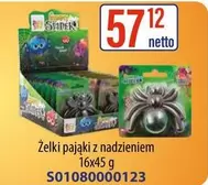 żelki pająki z nadzieniem
