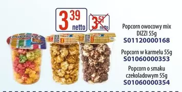 Mix - Popcorn owocowy mix, Popcorn w karmelu, Popcorn o smaku czekoladowym