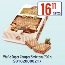 Wafle Super Chruper Śmietana 700 g