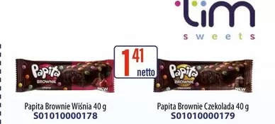 Brownie - Wiśnia 40 g, Czekolada 40 g