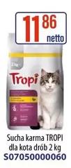 Sucha karma TROPI dla kota drób 2 kg