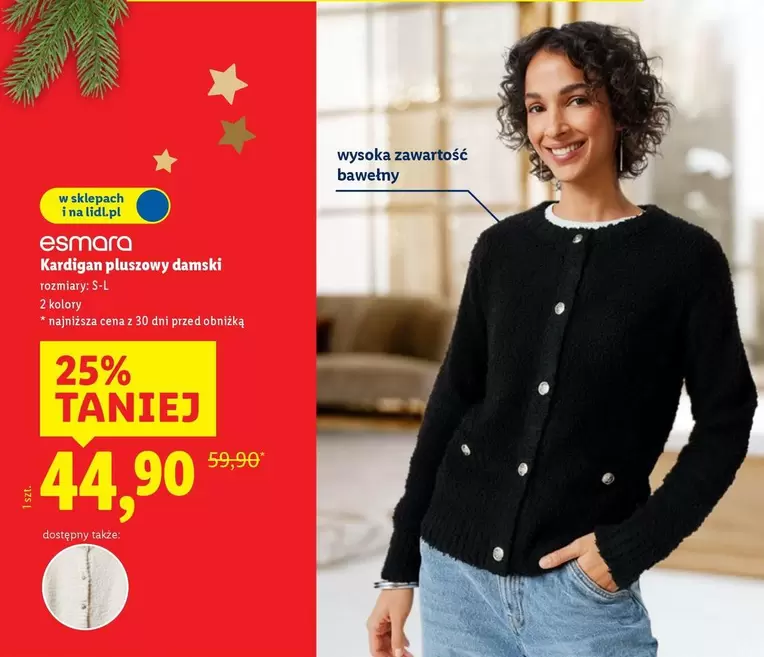 Kardigan płaszczowy damski