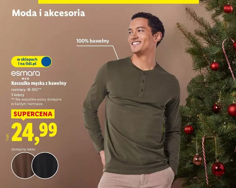 Koszulka męska z bawełny