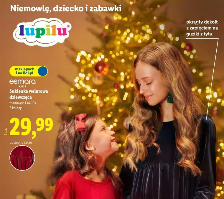 Sukienka welатема driewczęca