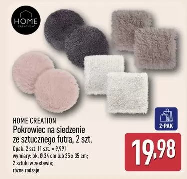 Ok - Pokrowiec na siedzenie ze sztucznego futra, 2 szt.