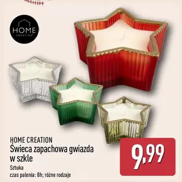 Swieca zapachowa gwiazda w szkle