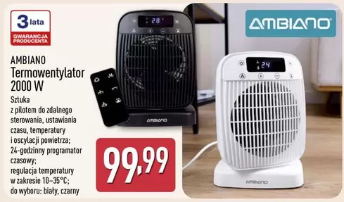 Termowentylator 2000 W