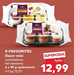 Mini - Deser mini czekoladowy lub owocowy