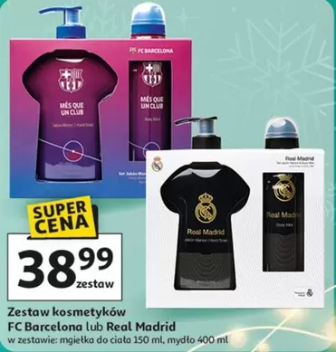 Real - Zestaw kosmetyków FC Barcelona lub Madrid