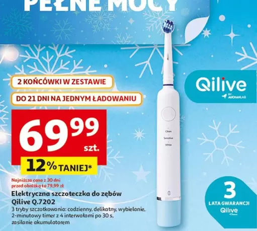 Elektryczna szczoteczka do zębów Qilive Q.7202