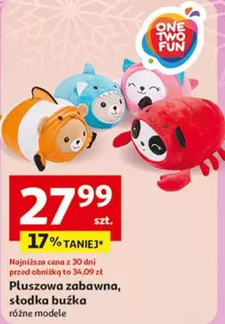 One - Pluszowa zabawna, słodka buźka