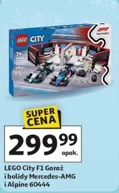 Lego - City F1 Garaż i bolidy Mercedes-AMG i Alpine 60444