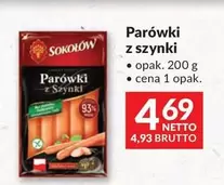 Parówki z szynki