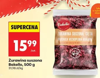 Żurawina suszona