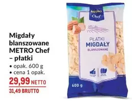 Metro - Migdały blanszowane - płatki