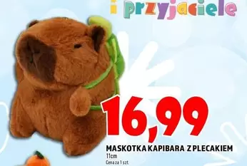 MASKOTKA KAPIBARA Z PLECAKIEM