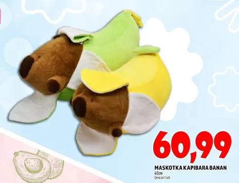 MASKOTKA KAPIBARA BANAN