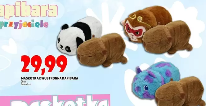 MASKOTKA DWUSTRONNA KAPIBARA