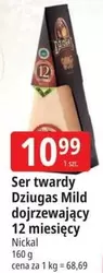 Ser twardy Dziugas Mild dojrzewający 12 miesięcy