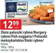 Złote paluszki rybne/Burgery rybne/Fish nuggets//Paluszki meksykańskie/Steki rybne/