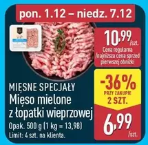 Mięso mielone z łopatki wieprzowej