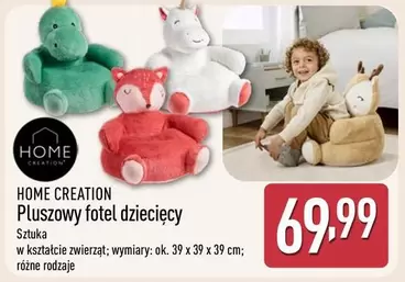 Ok - Pluszowy fotel dziecięcy