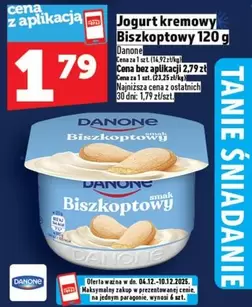 Jogurt kremowy Biszkoptowy