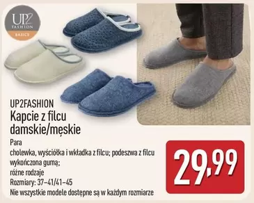 Kapcie z filcu damskie/męskie