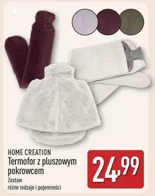 Termofor z pluszowym pokrowcem