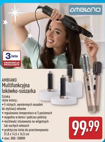 Multifunkcyjna lokówko-suszarka