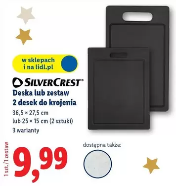 Silvercrest - Deska lub zestaw 2 desek do krojenia