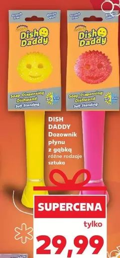 DISH DADDY Dozownik płynu z gąbką