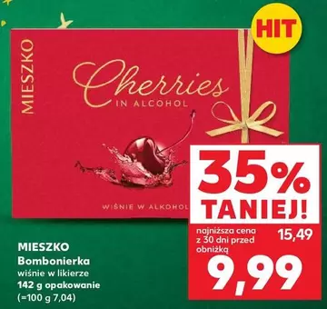 Bombonierka wiśnie w likierze