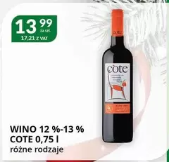 WINO 12%-13% COTE 0,75 l