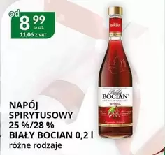 NAPÓJ SPIRYTUSOWY BIAŁY BOCIAN 0,2 l