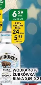 WÓDKA ŻUBRÓWKA BIAŁA