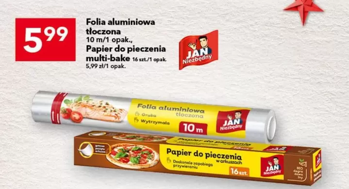 Folia aluminiowa tłoczona, Papier do pieczenia multi-bake