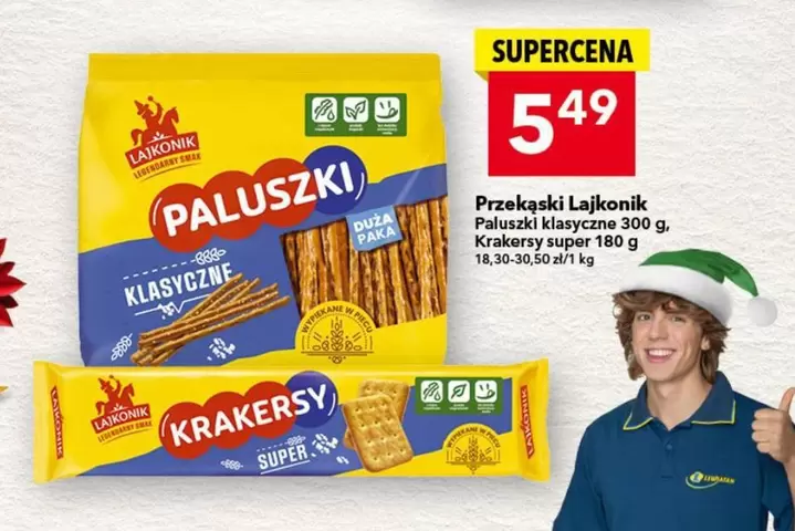 Paluszki, Krakersy