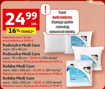 Poduszka Medi Care, Kołdra Medi Care