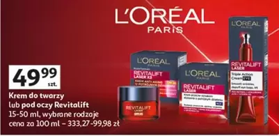 Action - Krem do twarzy lub pod oczy Revitalift